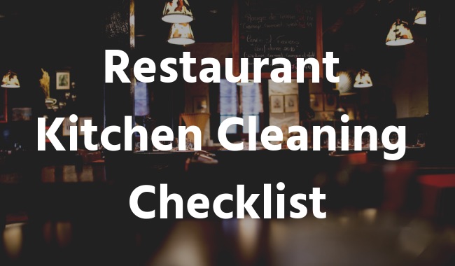 restaurant-kitchen-cleaning-checklist