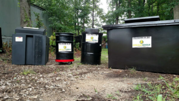 Used oil containers